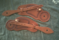 Sporenriemen Visalia - Randpunzierung - Handmade